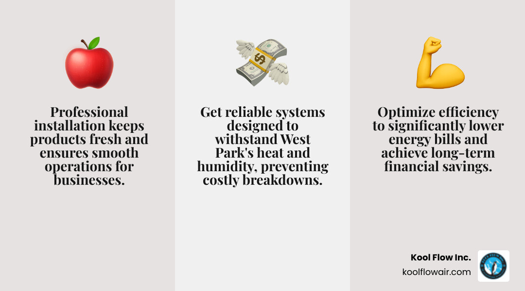 Infographic explaining benefits of professional and affordable refrigeration installation - refrigeration installation affordable in west park, fl infographic 3_facts_emoji_grey Infographic explaining benefits of professional and affordable refrigeration installation - refrigeration installation affordable in west park, fl infographic 3_facts_emoji_grey