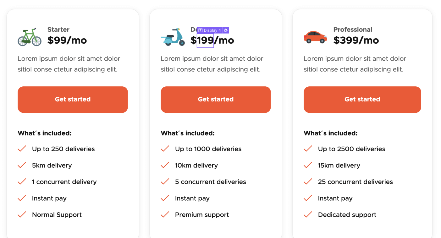 eCommerce Products - Deliver X Webflow Template