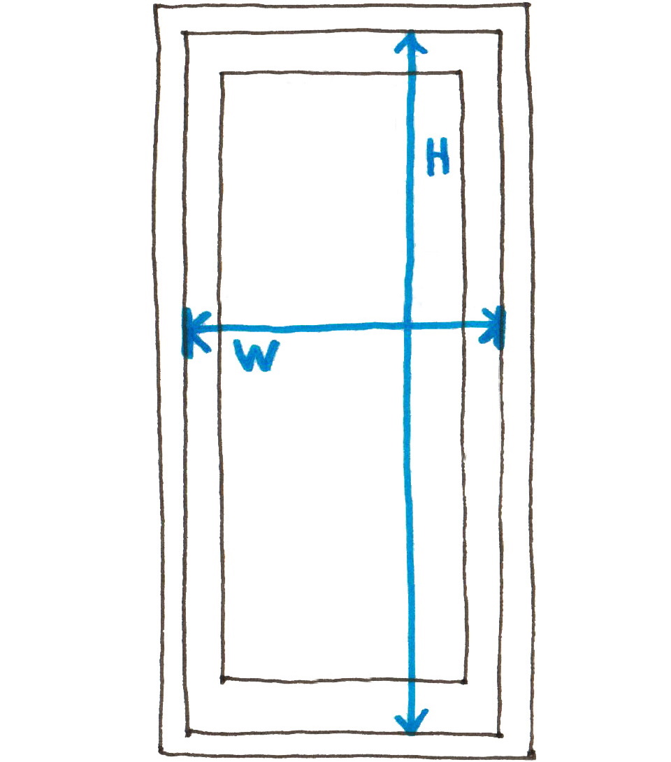 Image od window width and height