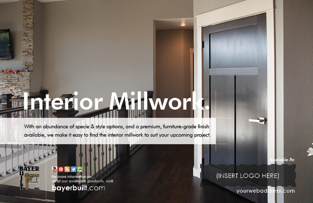 Interior Millwork Horizontal Half Page Ad 1