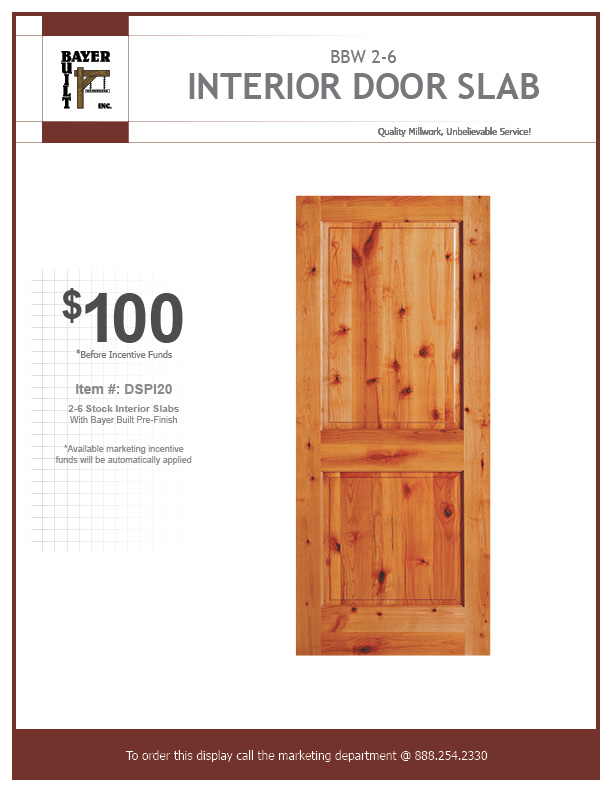 2-6 Interior Door Slab