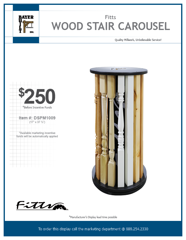 Fitts Wood Stair Carousel