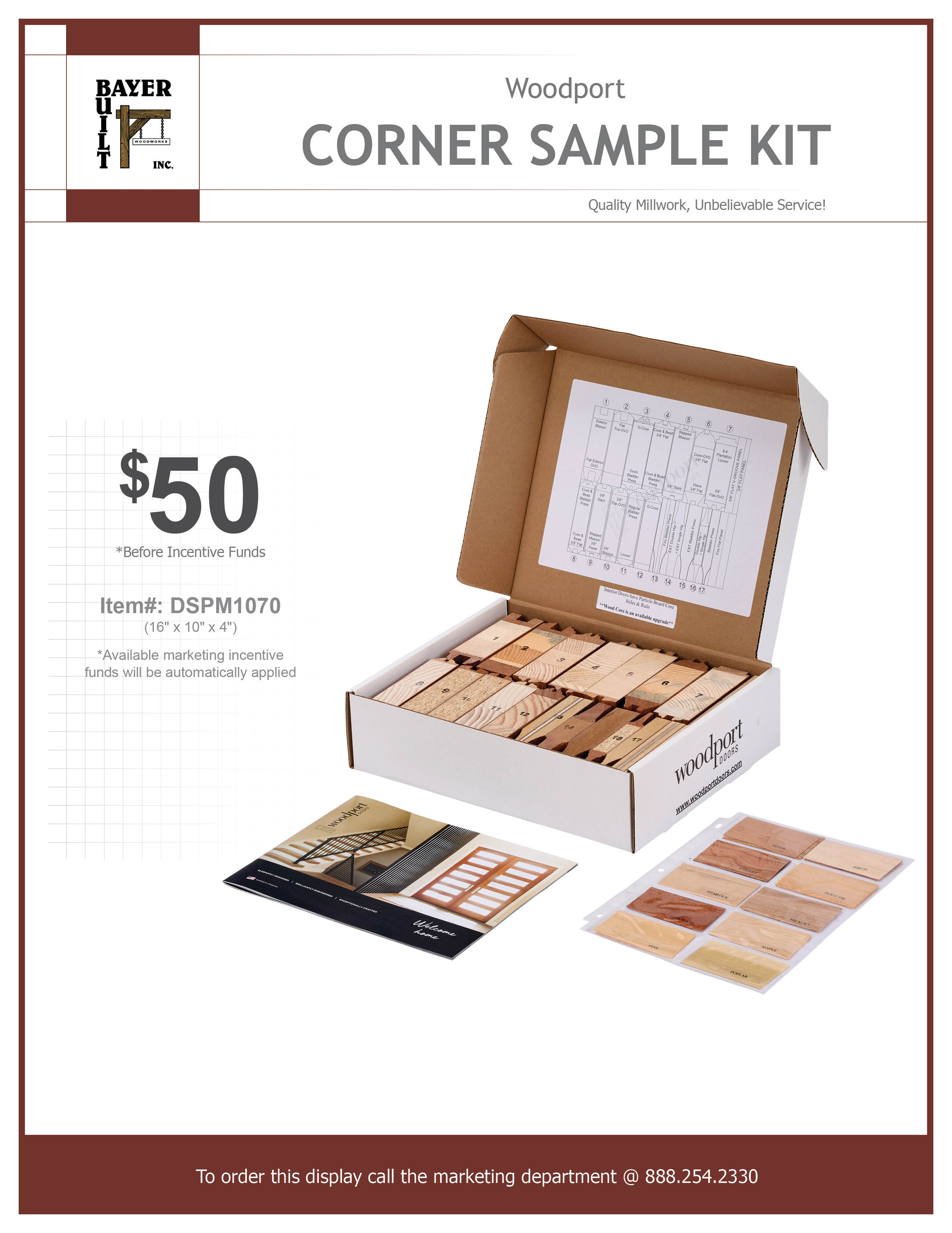 Woodport Corner Sample Kit
