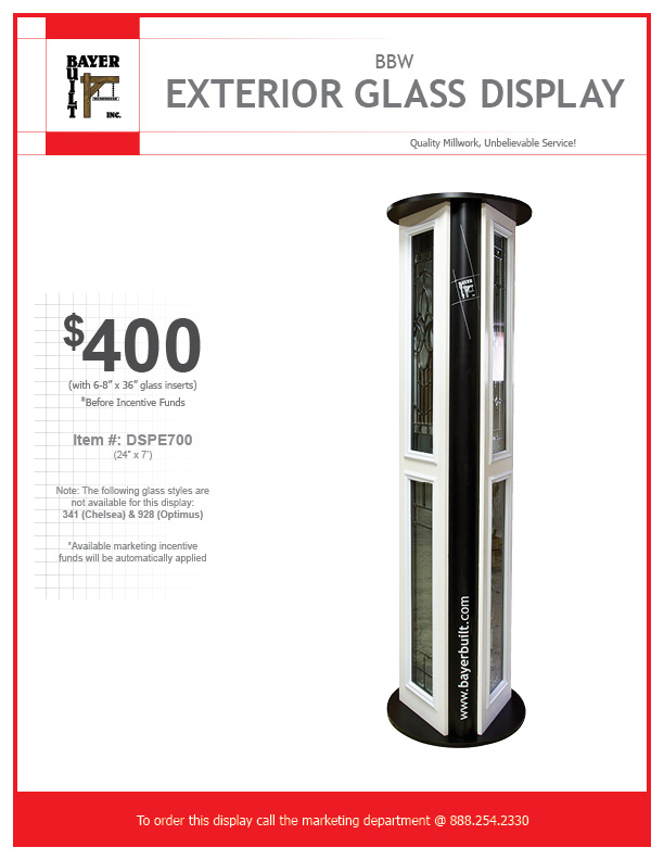 Exterior Glass Display