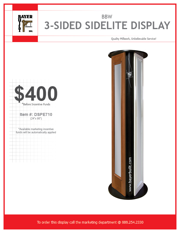 3-Sided Sidelite Display