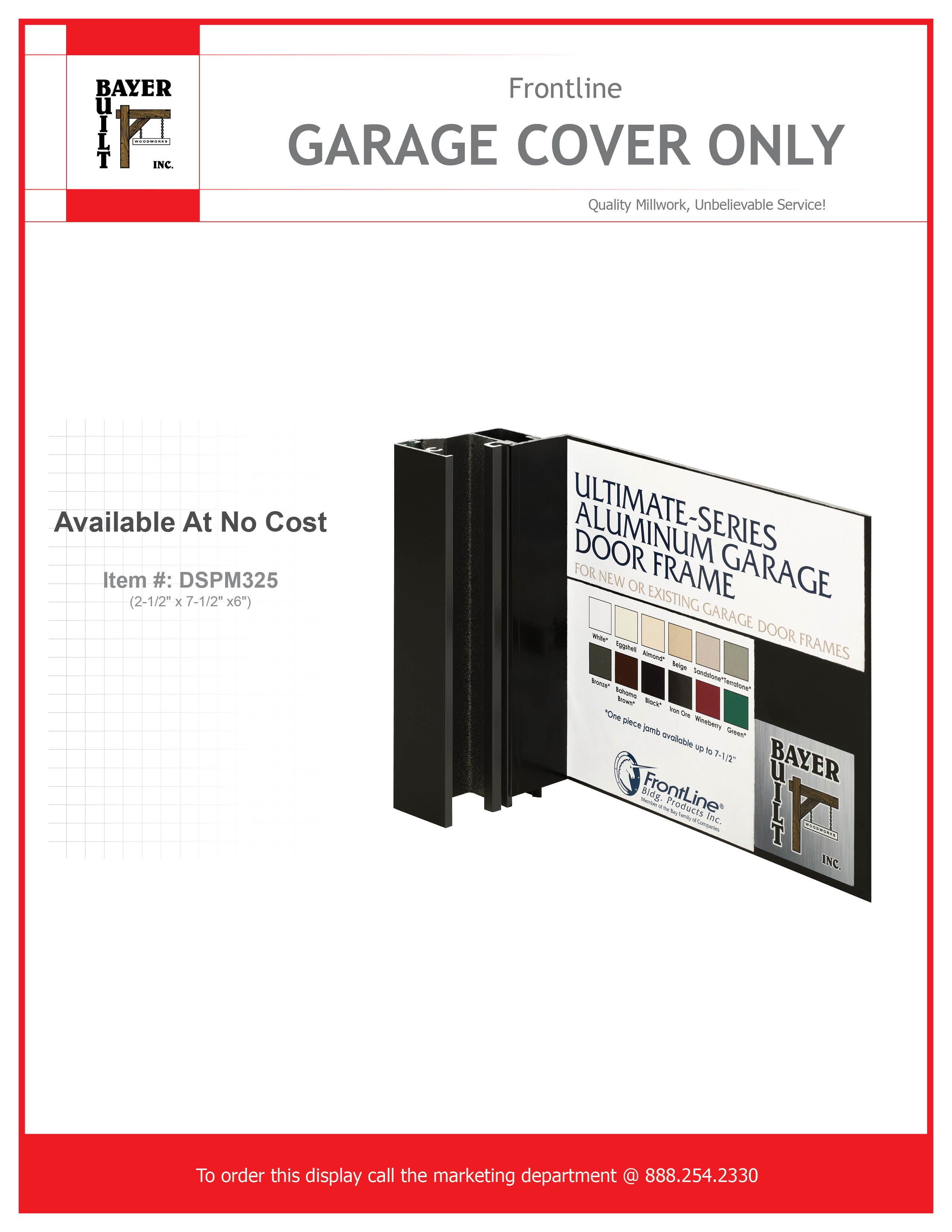 Frontline Garage Cover Only