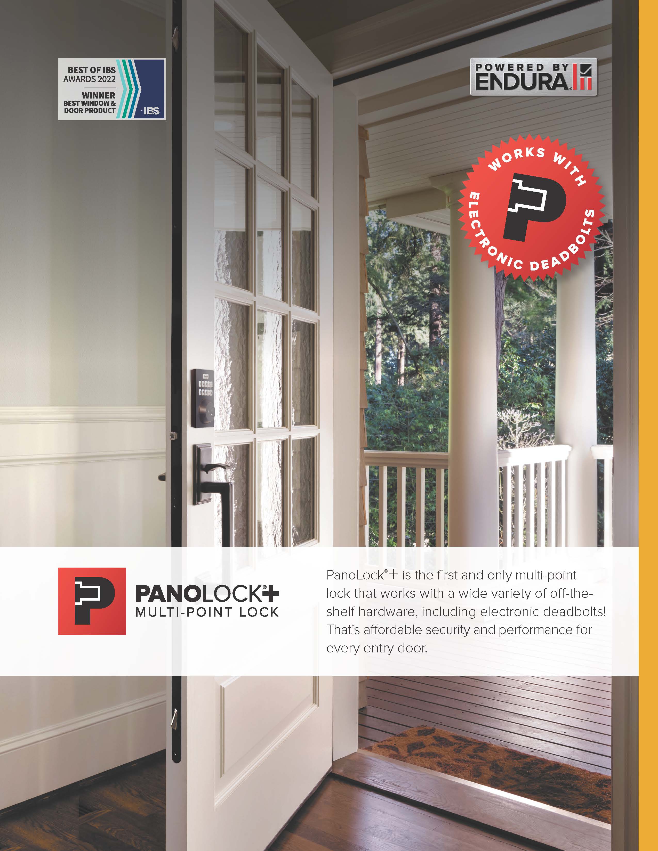 Endura PanoLock+ Multi-Point Lock