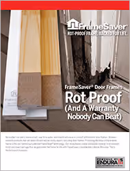 Endura Frame Saver Catalog Cover