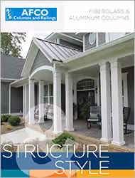 AFCO Fiberglass and Aluminum Columns Catalog Cover