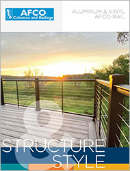 AFCO Aluminum and Vinyl Railing Catalog Cover
