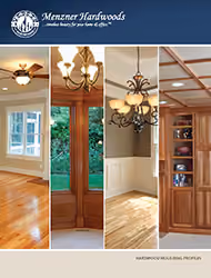 Menzner Hardwoods Moulding Profiles Cover