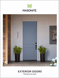 Masonite Fiberglass and Steel Exterior Doors Catalog Cover