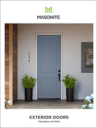 Masonite Fiberglass and Steel Exterior Doors Catalog Cover