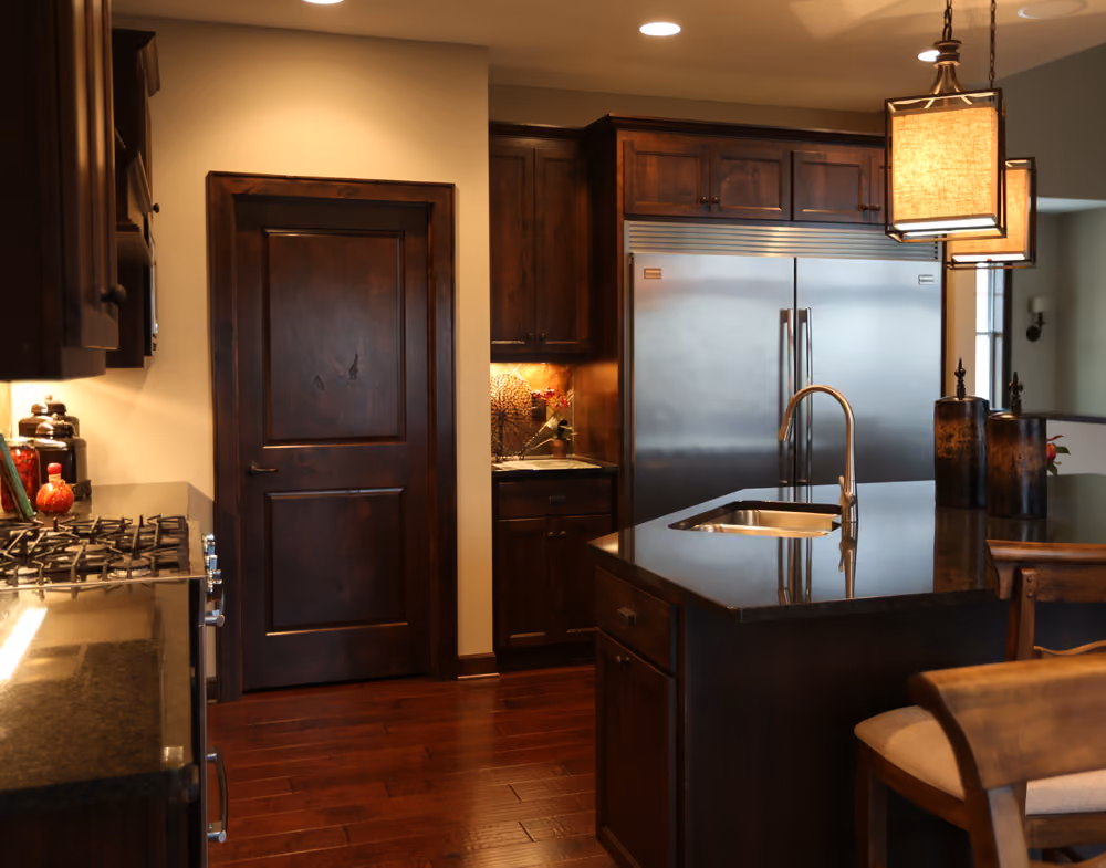 PAKH2 Knotty Alder Interior Door | 176A Knotty Alder Casing | 217A Knotty Alder Base | 200A Knotty Alder Base