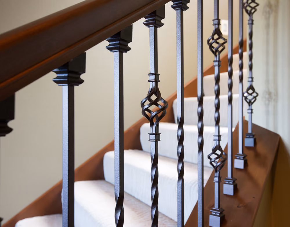 Forged Iron Baluster | 6210 Poplar Rail