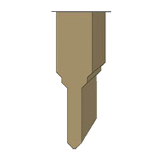 Raised Double Hip Panel Profile Example