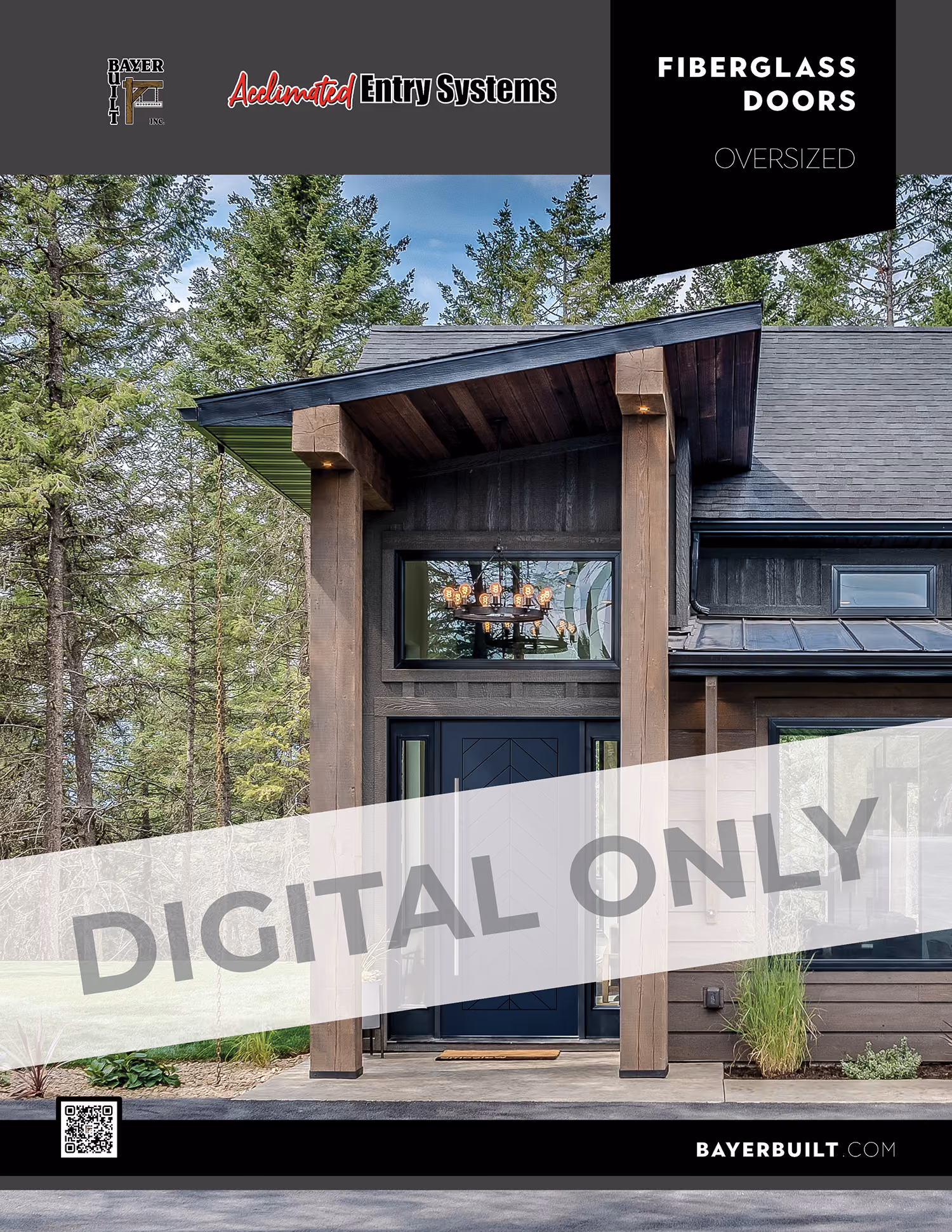 Bayer Built Acclimated Entry Systems Oversized Fiberglass Doors Catalog Cover