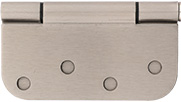Satin Nickel Rounded Corner Hinge Example