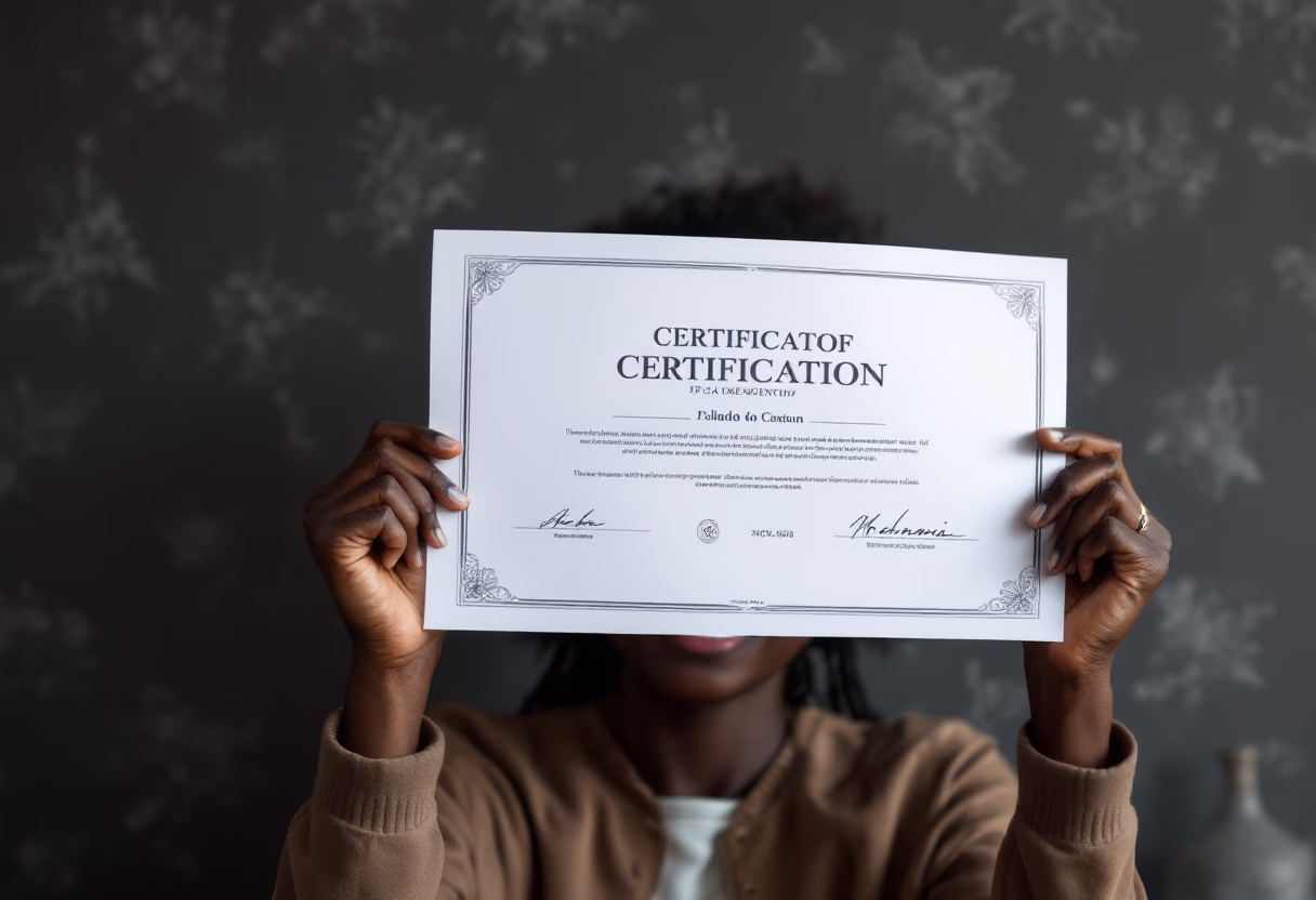 subject: student celebrating progress in ai education