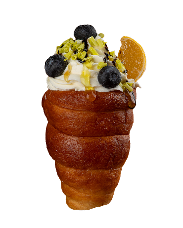 Лимонний трдельник з ягодами