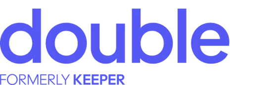 Double logo with text "Formerly Keeper" in blue wordmark