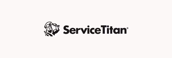 ServiceTitan company logo with black tiger head icon and text