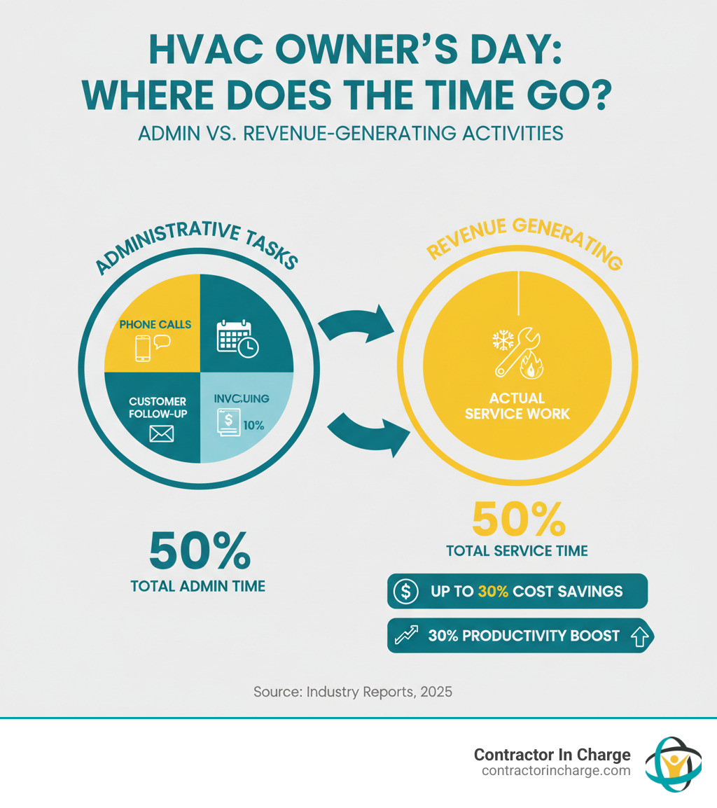 Infographic showing breakdown of HVAC owner