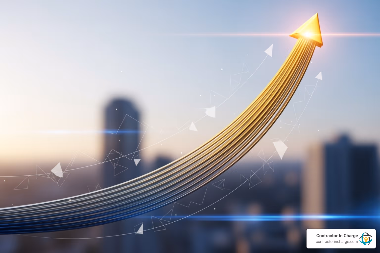 Chart showing increased job bookings and revenue over time - remote admin support for hvac