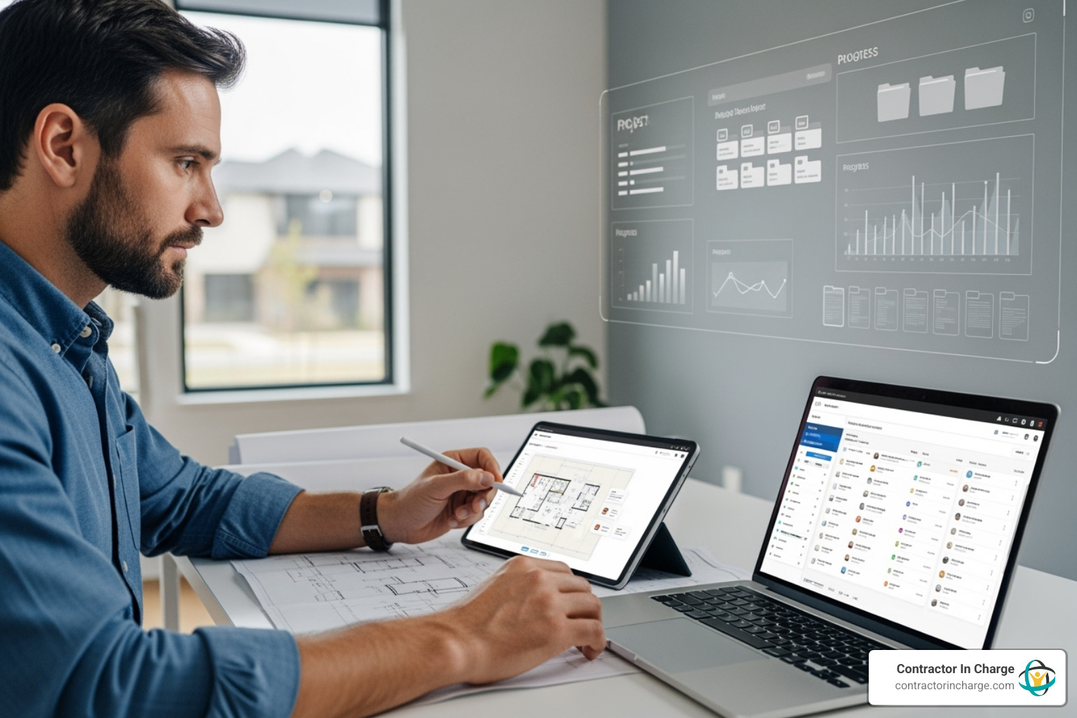 operational efficiency - virtual office service for contractors