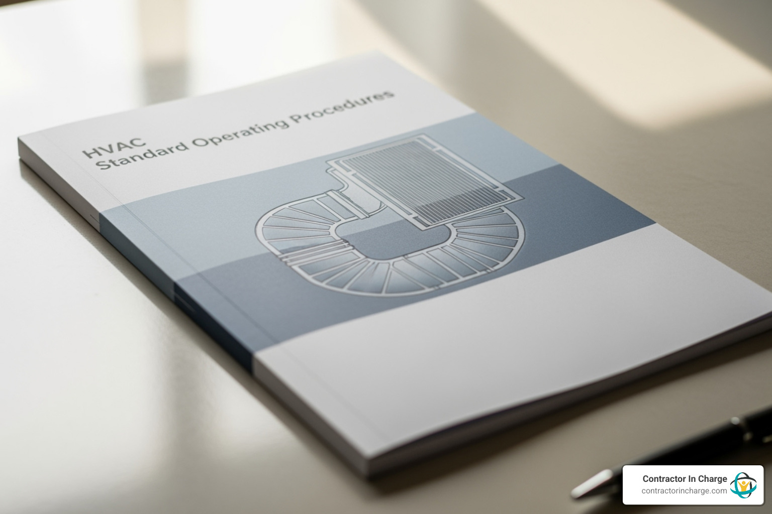 Branded HVAC SOP manual cover - sop development for hvac companies