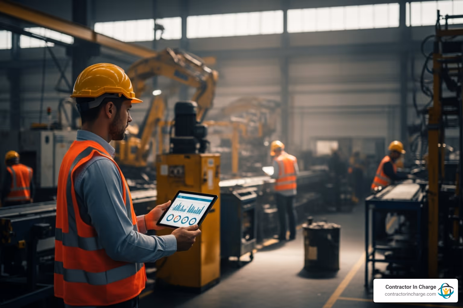 project schedule chart (Gantt chart) with progress indicators - industry kpi reporting contractor