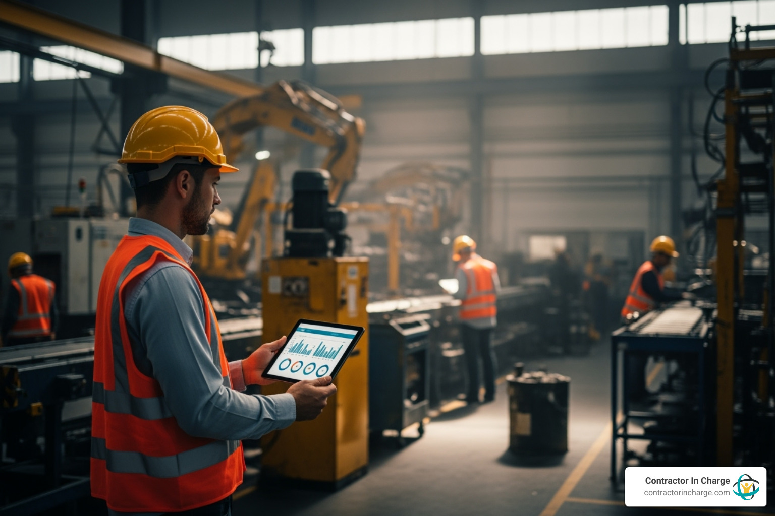 project schedule chart (Gantt chart) with progress indicators - industry kpi reporting contractor