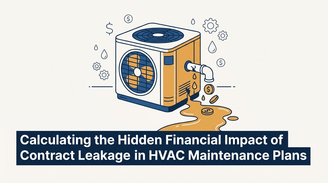 Calculating the Hidden Financial Impact of Contract Leakage in HVAC Maintenance Plans