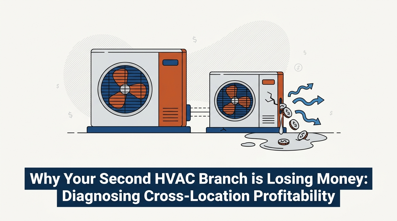 Why Your Second HVAC Branch is Losing Money: Diagnosing Cross-Location Profitability