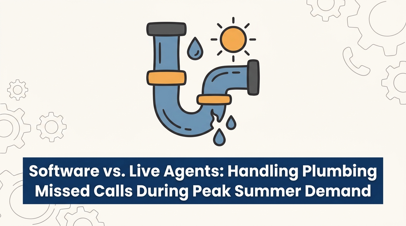 Software vs. Live Agents: Handling Plumbing Missed Calls During Peak Summer Demand