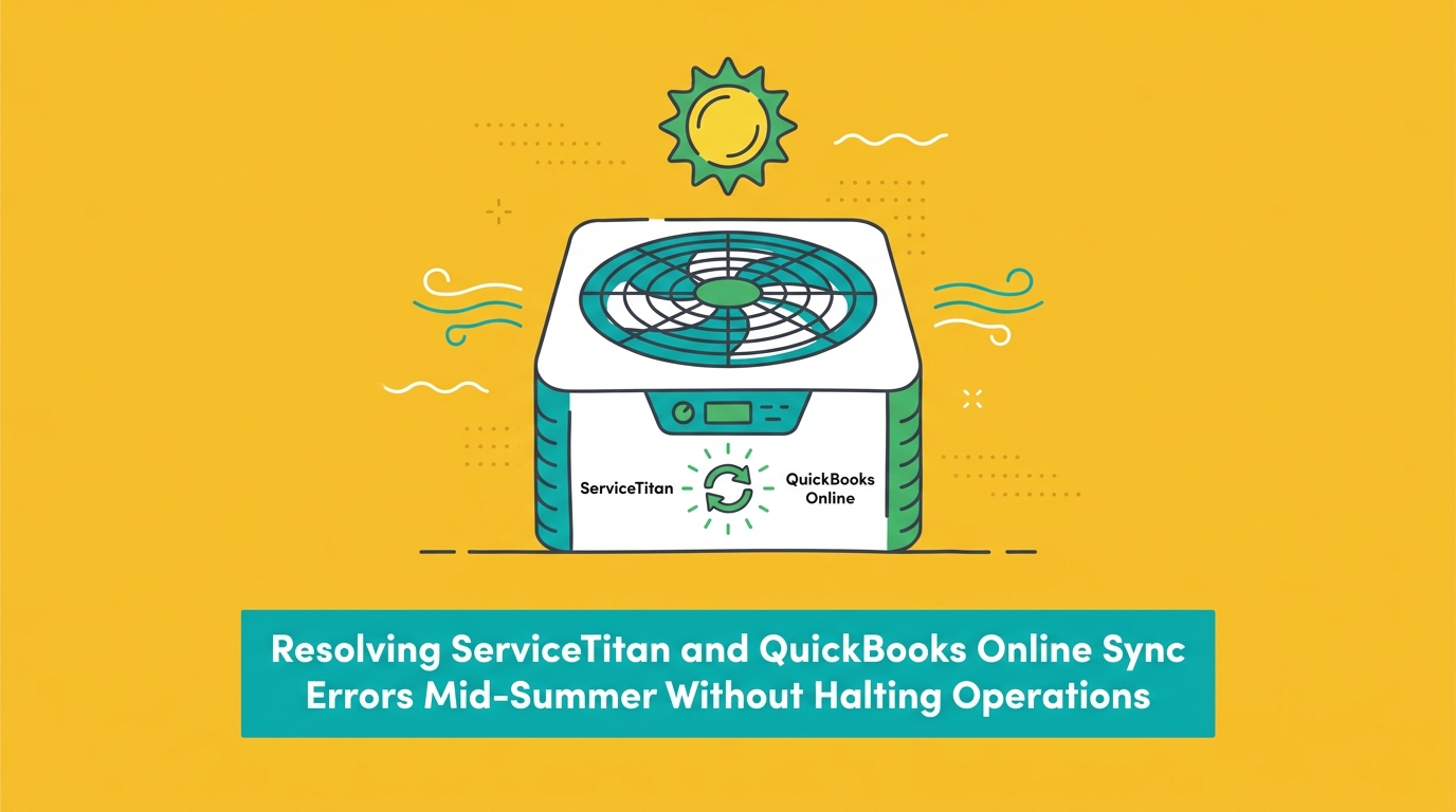 Reconciling ServiceTitan with QuickBooks Online Mid-Summer Without Halting Operations