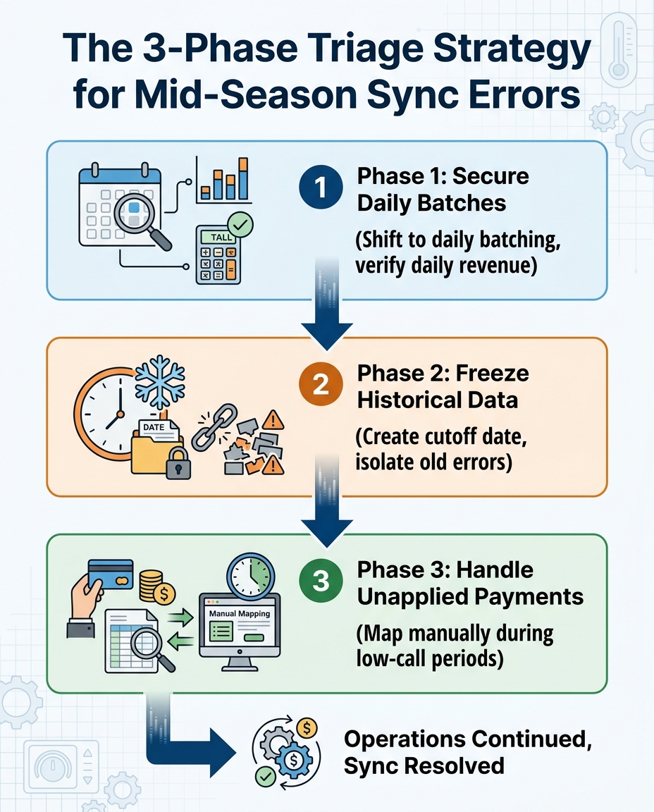 The 3-Phase Triage Strategy for Mid-Season Sync Errors