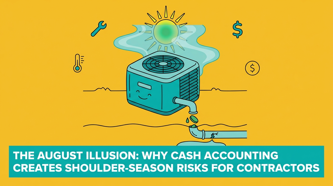 The Financial Risk of Relying on Cash Accounting During the August Busy Season