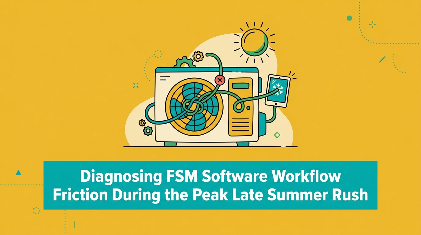 Identifying Workflow Friction in Your FSM Software During the Late Summer Rush