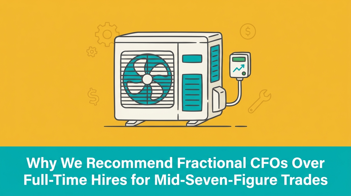 Why We Recommend Fractional CFOs Over Full-Time Hires for Trades Nearing $5M Revenue
