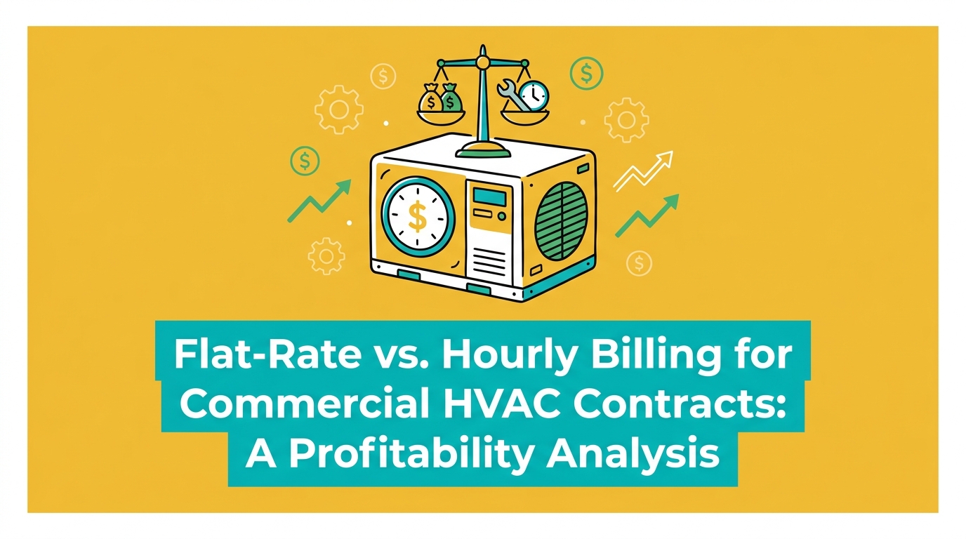 Flat-Rate vs. Hourly Billing for Commercial HVAC Contracts: A Profitability Analysis