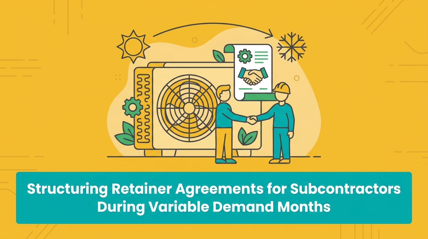 Structuring Retainer Agreements for Subcontractors During Variable Demand Months