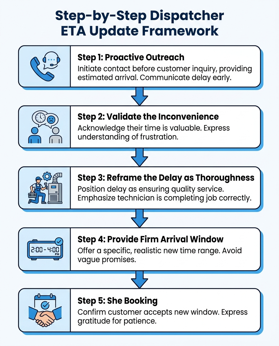 Step-by-Step Dispatcher ETA Update Framework