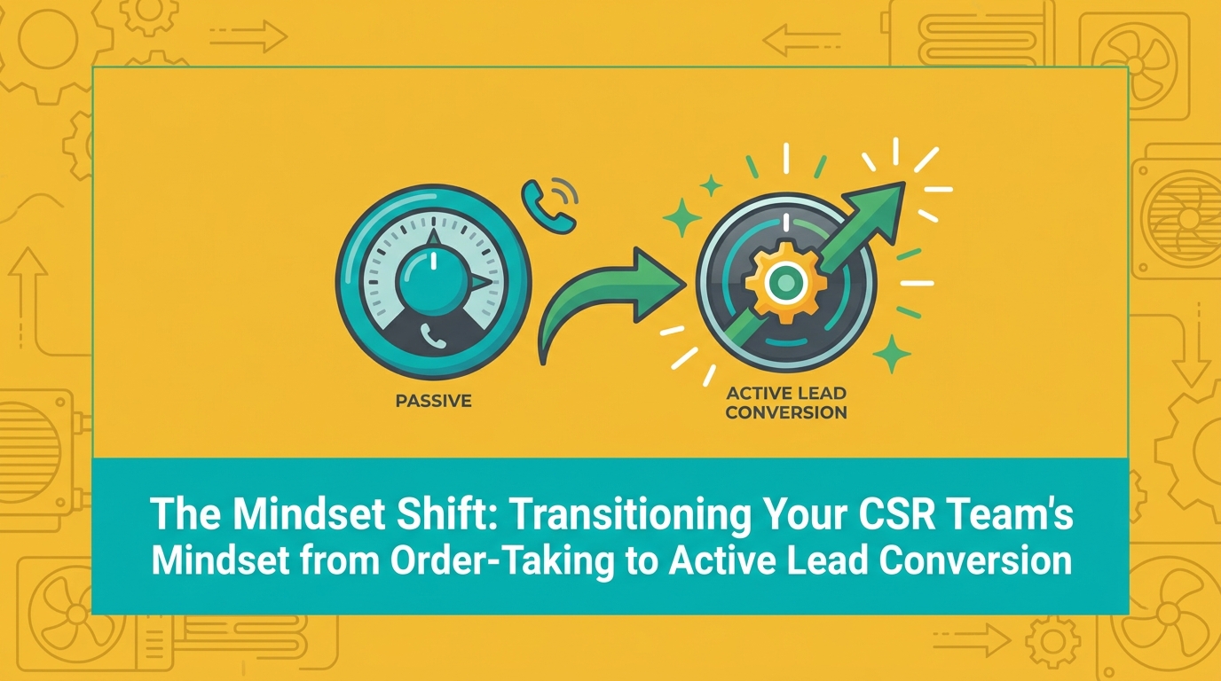 Transitioning Your CSR Team's Mindset from Order-Taking to Active Lead Conversion
