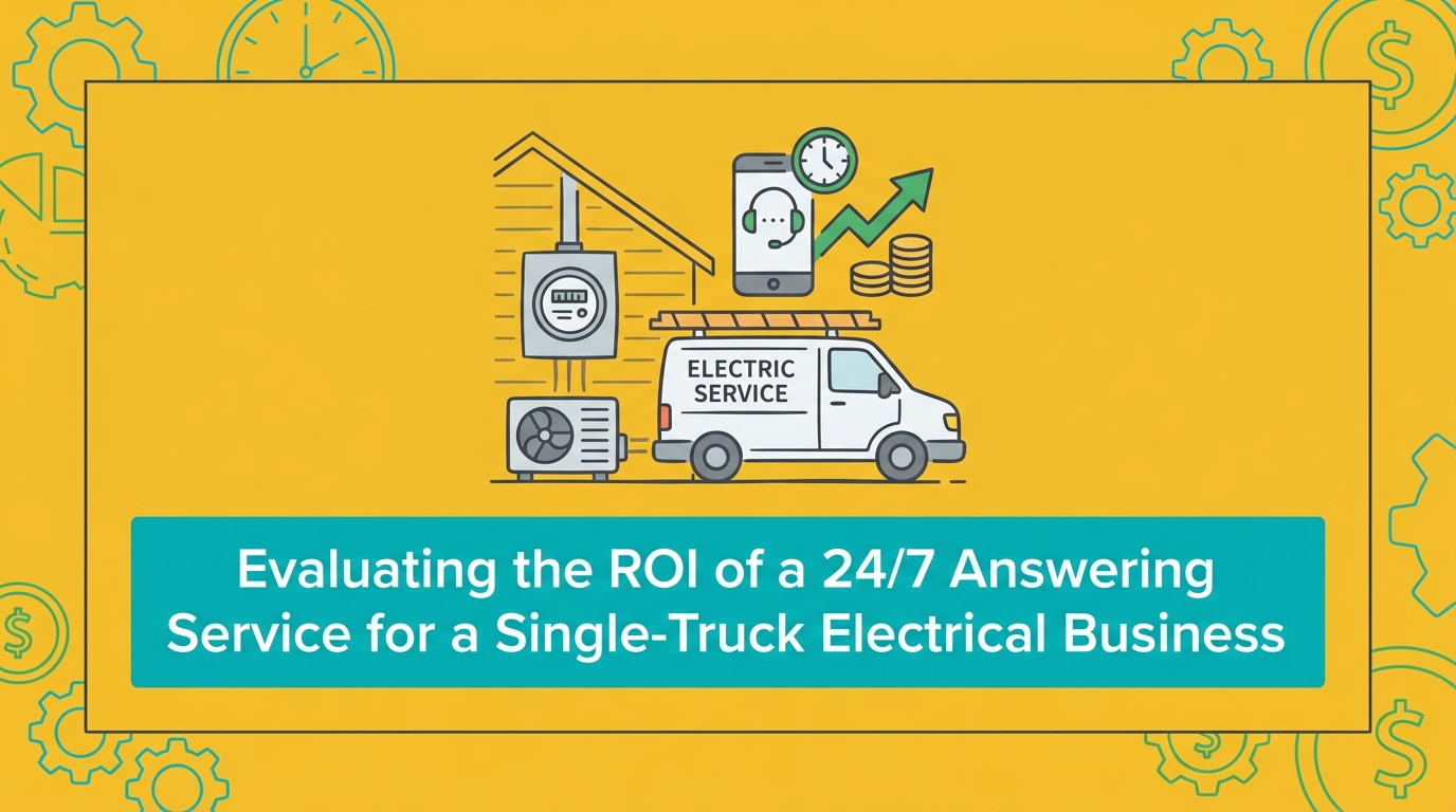 Evaluating the ROI of a 24/7 Answering Service for a Single-Truck Electrical Business