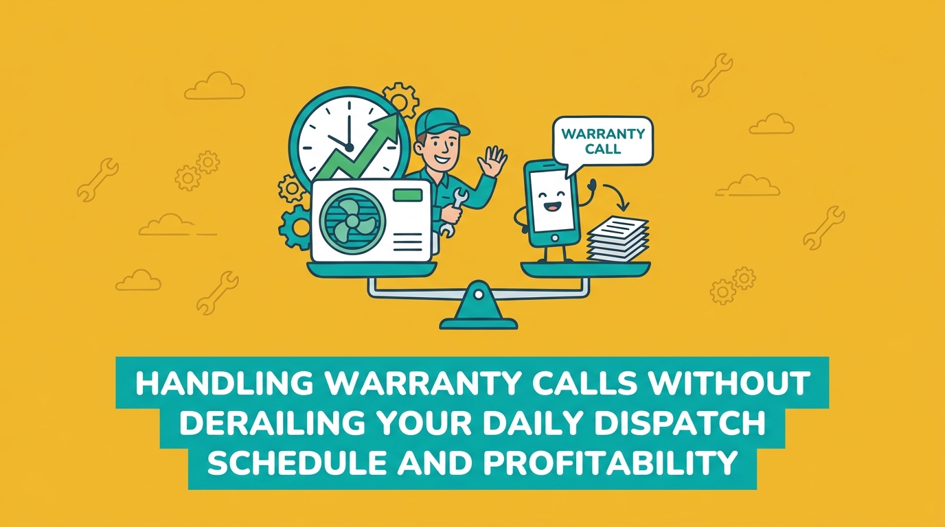 Handling Warranty Calls Without Derailing Your Daily Dispatch Schedule and Profitability
