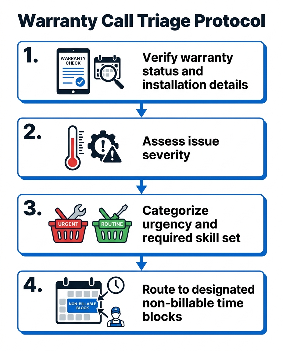 Warranty Call Triage Protocol
