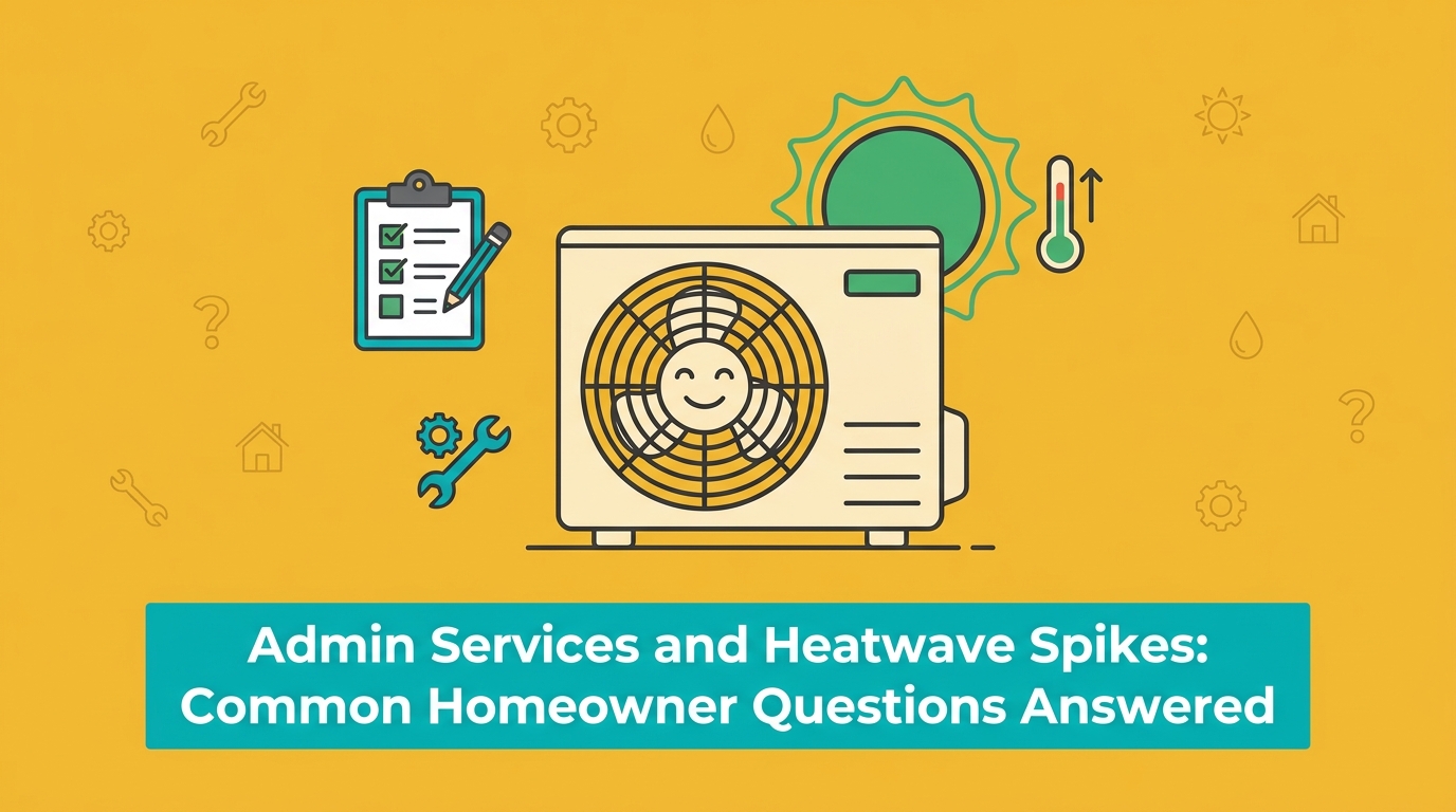 Admin Services and Heatwave Spikes: Common Homeowner Questions Answered