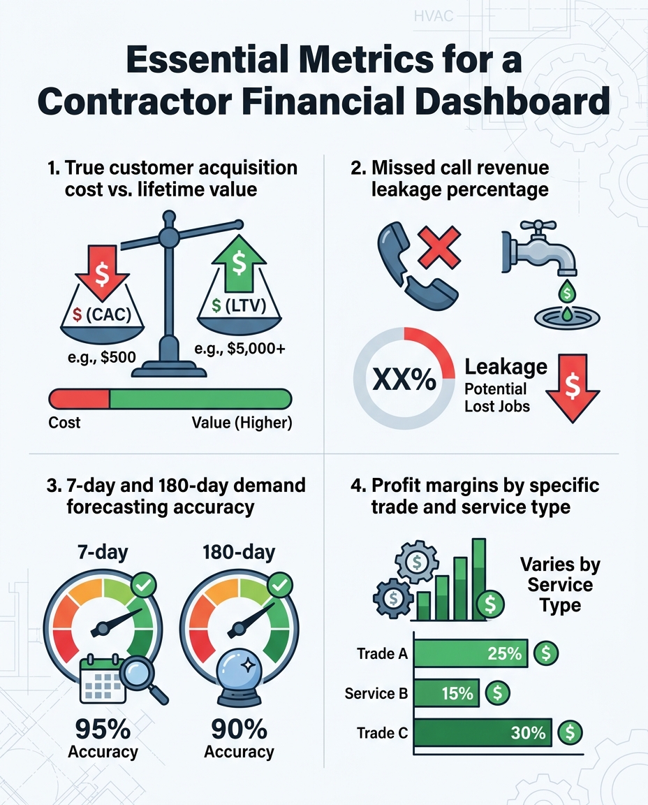 Essential Metrics for a Contractor Financial Dashboard