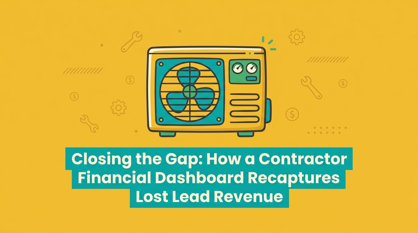 Closing the Gap: How a Contractor Financial Dashboard Recaptures Lost Lead Revenue